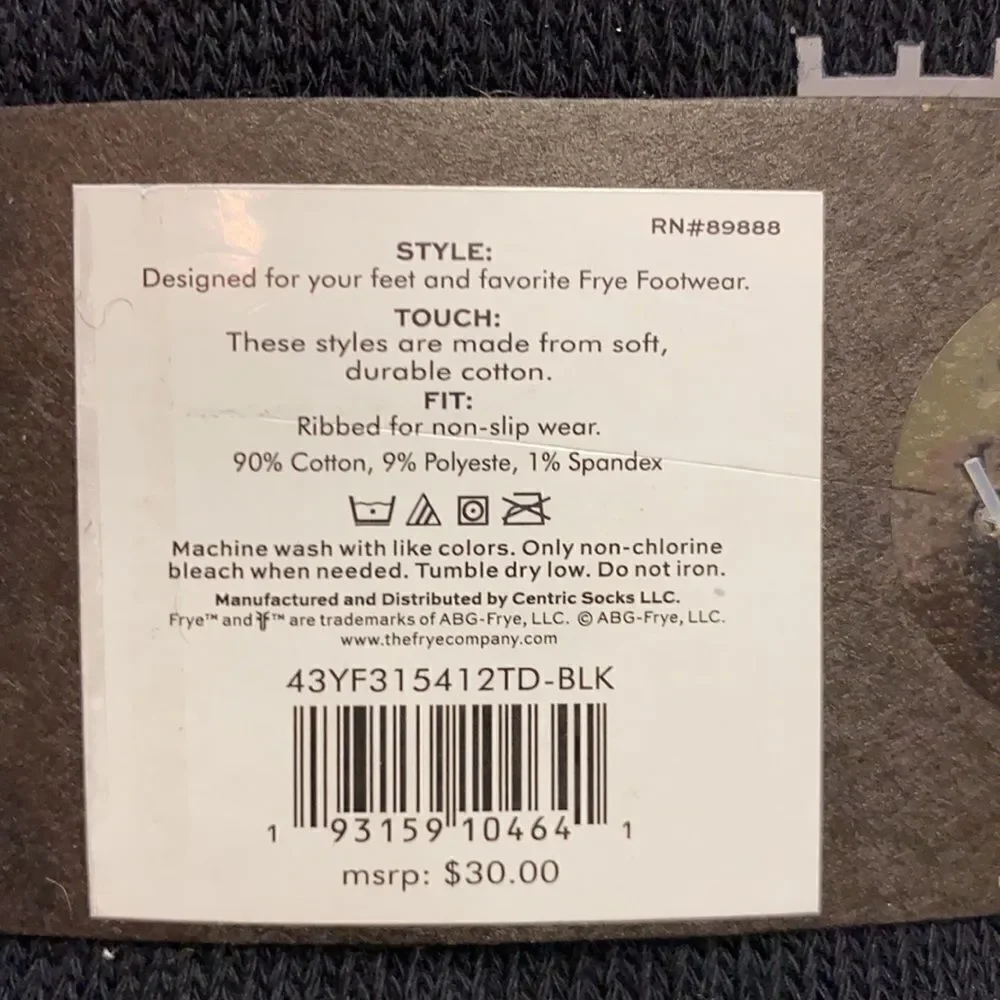 Frye Men's 2-Pack Tweed Ribbed Boot Socks‎